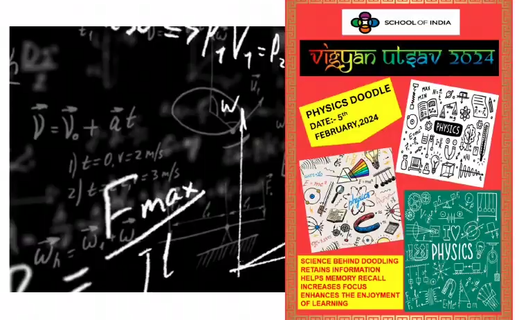 DOODLING - FIRST ACTIVITY OF PHYSICS WEEK: VIGYAN UTSAV